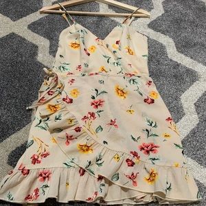 Gianni Ruffle mini dress from Revolve (used)